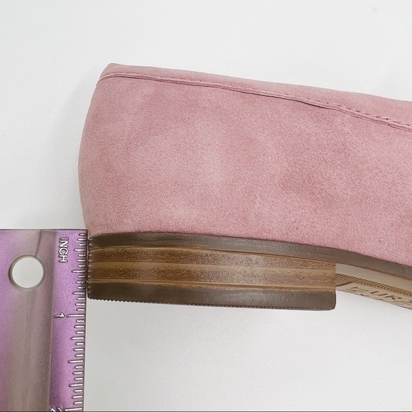 Naturalizer Size 6 Rosewood Blush Rose Pink Suede Leather Loafers Flats Shoes - Picture 14 of 14